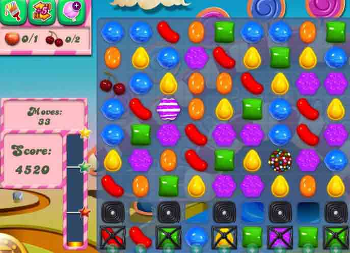 En el tablero se ven decenas de diferentes dulces. La tarea es juntar aquellos del mismo color. Hay obstáculos y trucos para superarlos. Son 400 niveles. Muchas personas pasan incontables horas del día jugando. Algunas se gastan cientos de dólares en él.
